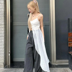 Karina Long Flowy Sling Top