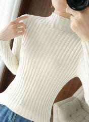 Taehyung Ribbed Mock-Neck Sweater