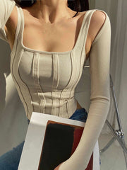 Winter Tank Cardigan Set