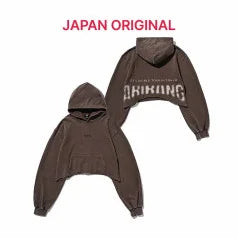 [PRE-ORDER] BTS - Crop Hoodie (Brown) ['Arirang' World Tour / JAPAN EXCLUSIVE]
