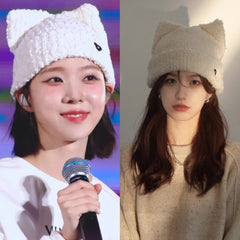 Winter Fuzzy Cat Ear Beanie