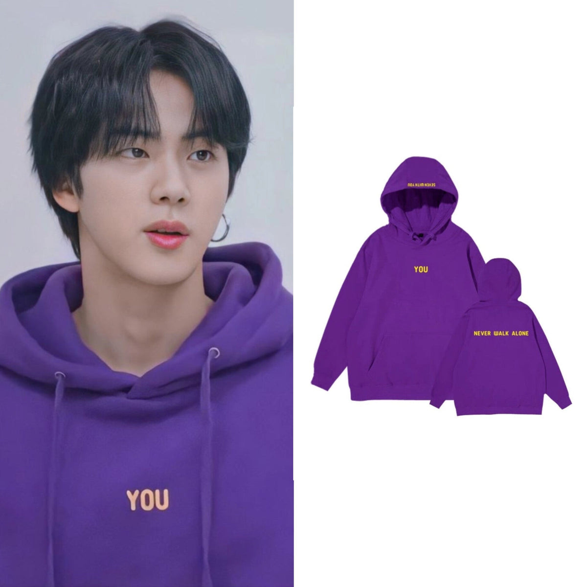 Jin “You Never Walk Alone” Hoodie