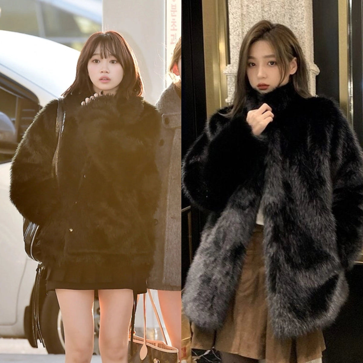 Chaewon Fur Coat