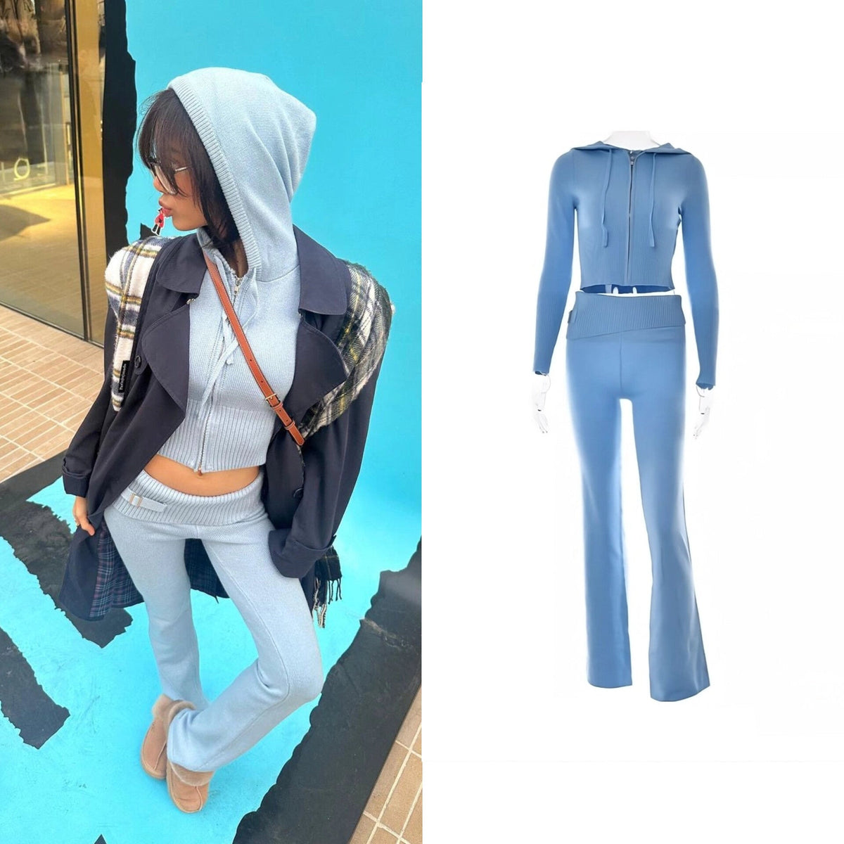 Lisa Knitted Tracksuit Set
