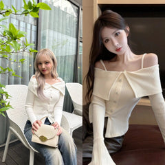 Liz Off-Shoulder Knit Top