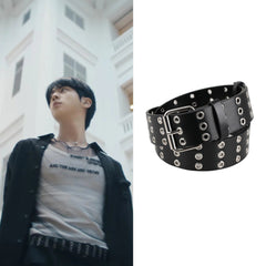 Jin Triple-Layer Eyelet Belt