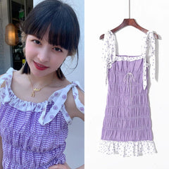 Lily Checkered Mini Dress