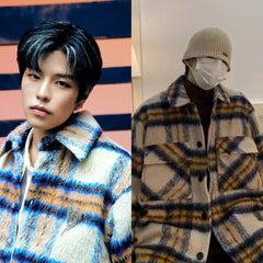 Seungmin Plaid Wool Jacket