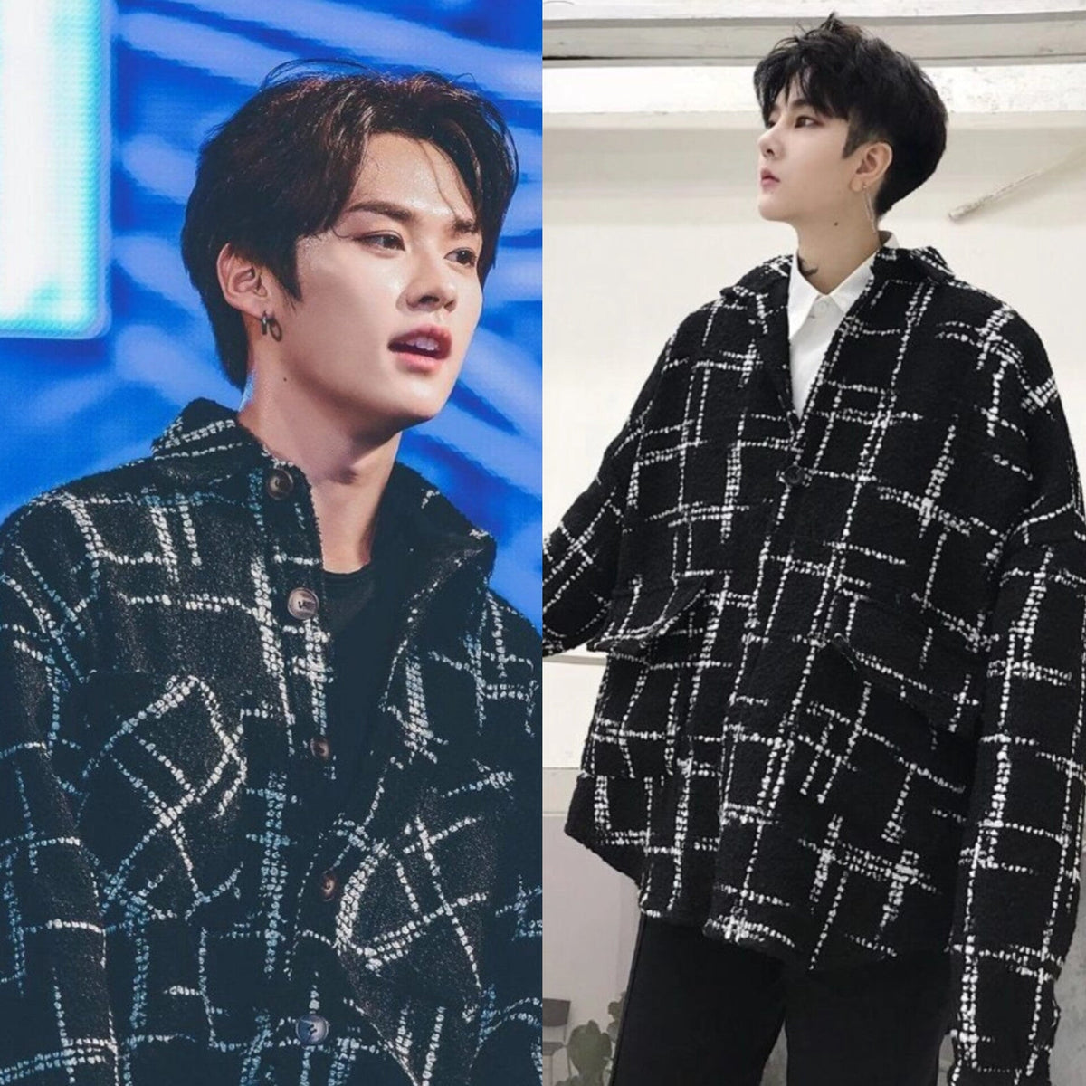 LeeKnow Plaid Pattern Shirt