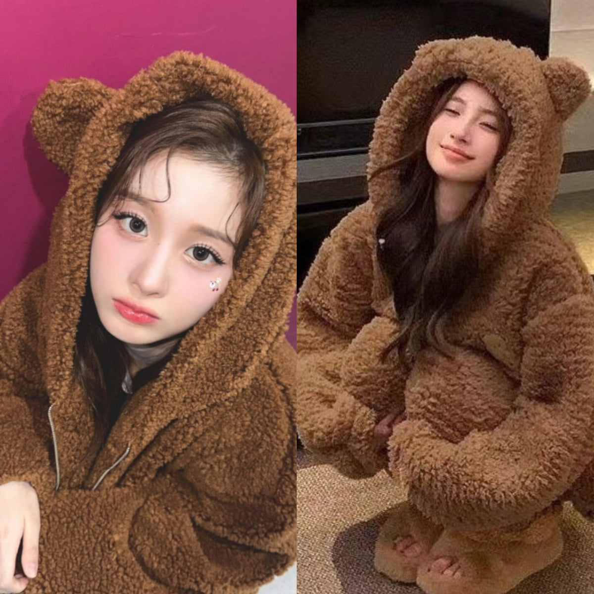 Sullyoon Bear Plush Pajama Set