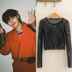 Jeongin Mesh Top