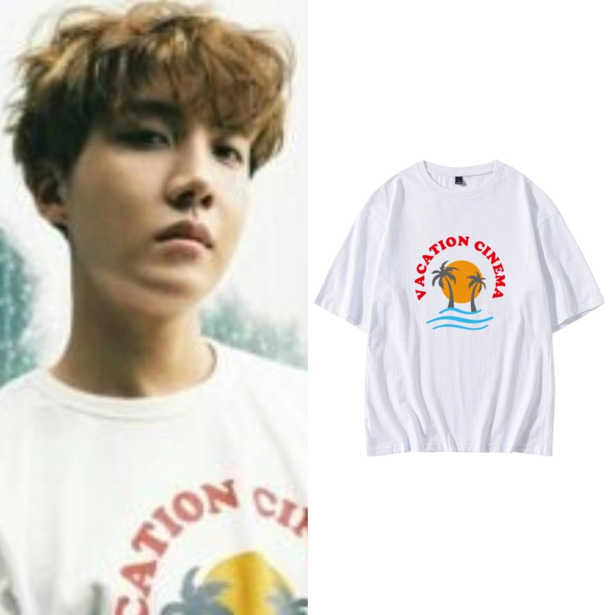 J-Hope Ivory “Vacation Cinema” Tee