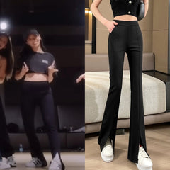 Jisoo Front Slit Pants