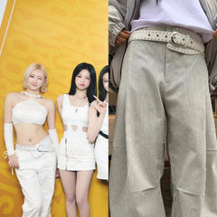 Rami Rivetted Wide Belt