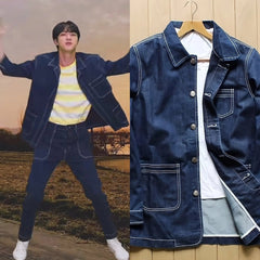 Jin Pocket-Detail Denim Jacket
