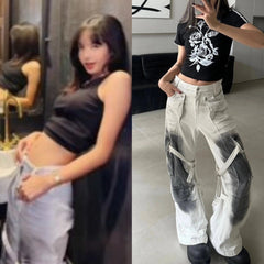 Lisa Gradient Cargo Jeans