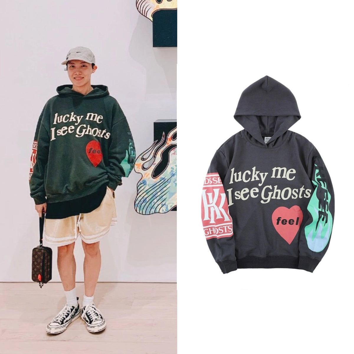 J-Hope “Lucky Me I See Ghosts” Hoodie