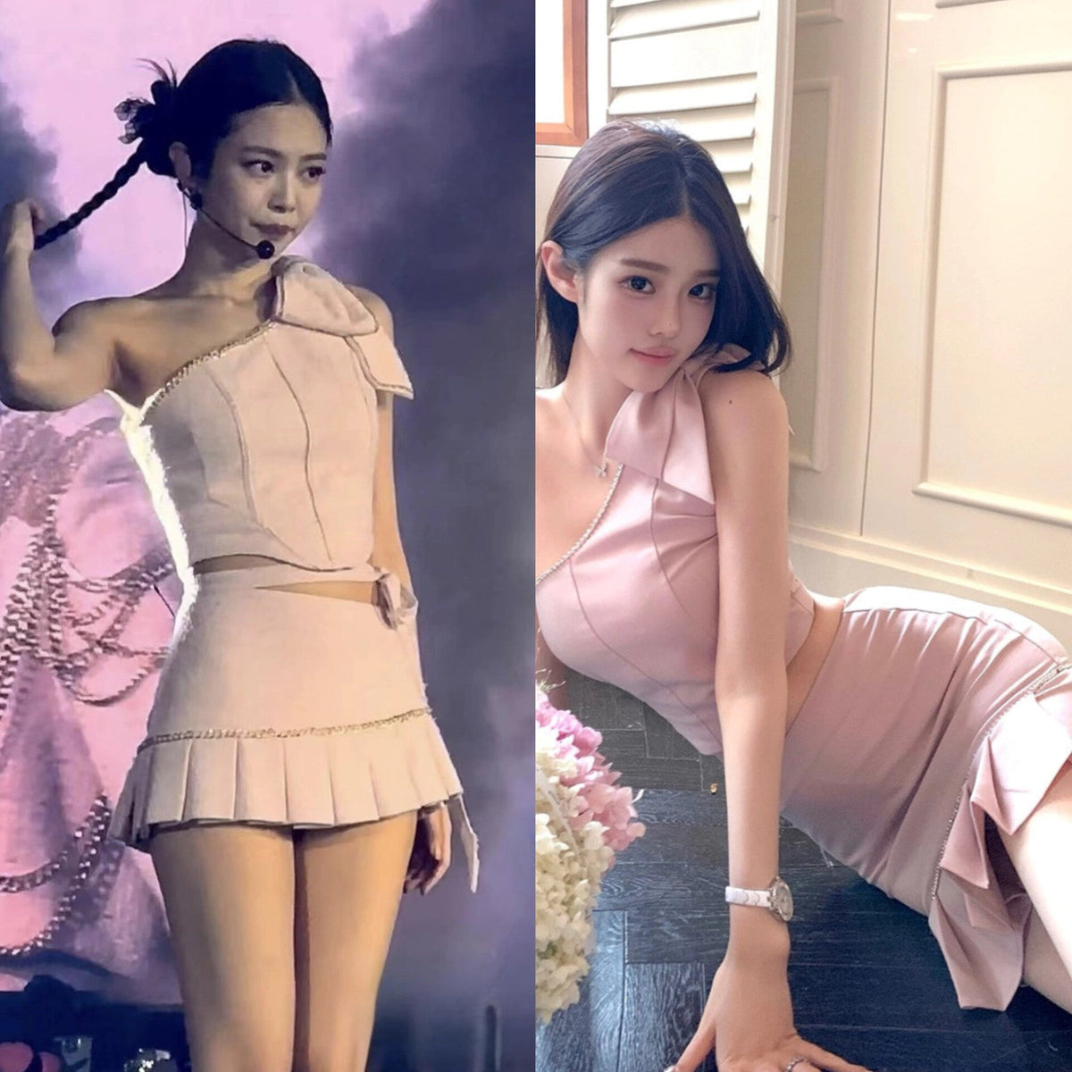 Jennie Crystal Asymmetric Top